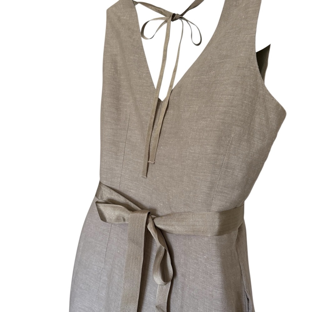 Banana Republic Linen Blend Sheath Dress Size 6P - Picture 5 of 9